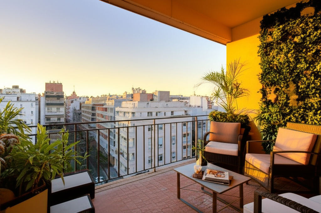 Editorial scene representing property, relocation, and investment research for Argentina